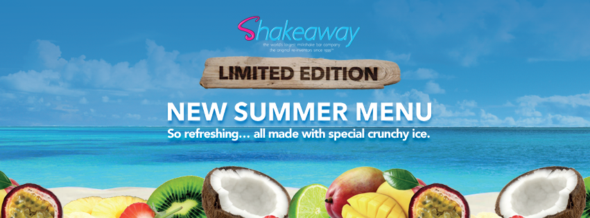 The new summer menu at ShakeAway