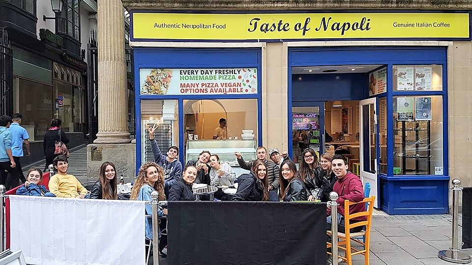 Everyone outside loving A Taste of Napoli 
