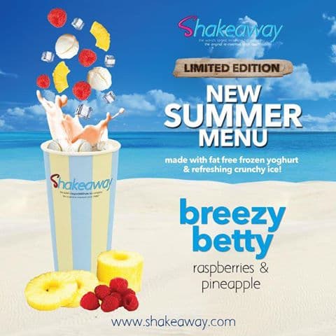 ShakeAway Launch New Summer Menu