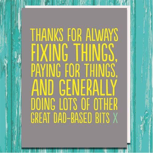 A selection of Father's Day cards at Card Shack!