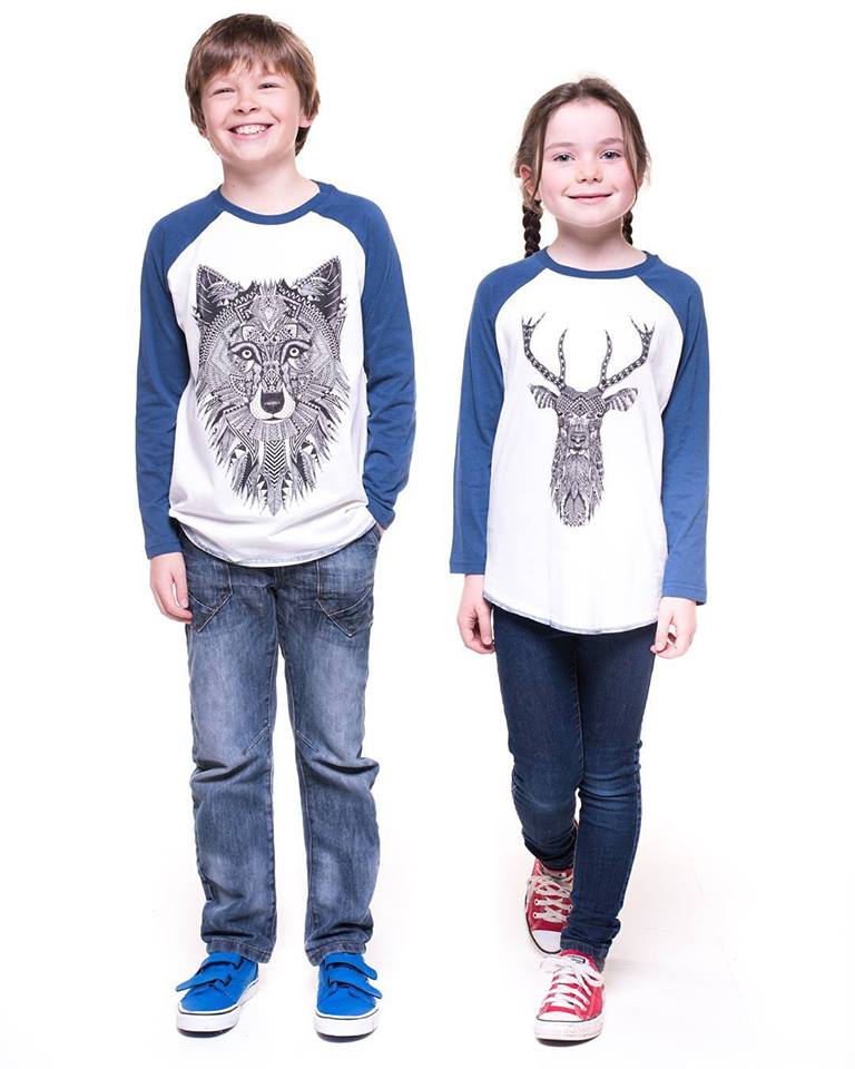 Mens, women, and children's clothing are all at Illustrate 